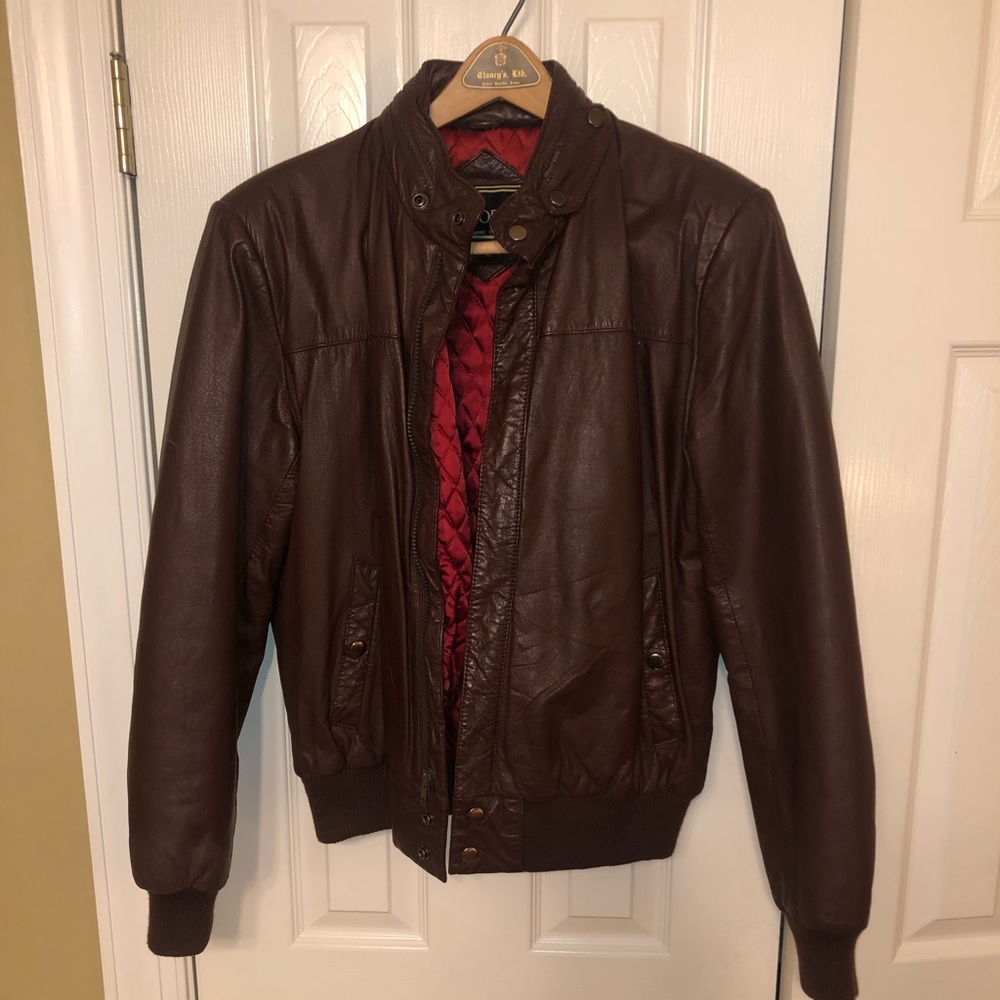 Leather jacket